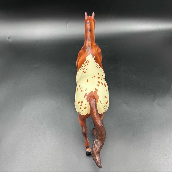 Breyer Chocolatey Appaloosa Horse Model Bay Blanket Western Figure USA - Picture 3 of 11
